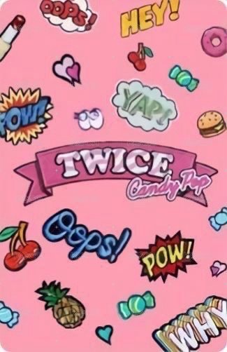 Candy Pop 專輯卡  背面