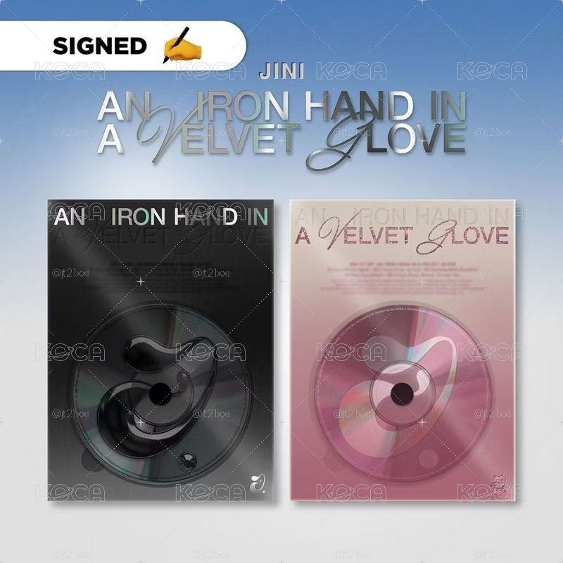 【Hello82 美國官網 簽專】JINI 崔允珍 An Iron Hand 親簽 簽名 ✍️
