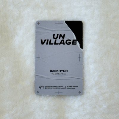 EXO UN VILLAGE 邊伯賢 手機殼卡