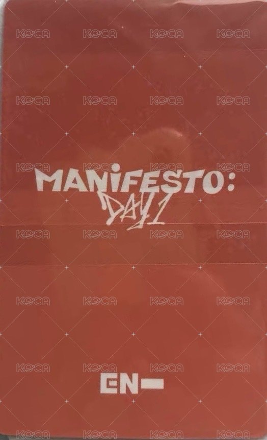 迷三 日咖 ENGENE ver 特典卡  背面