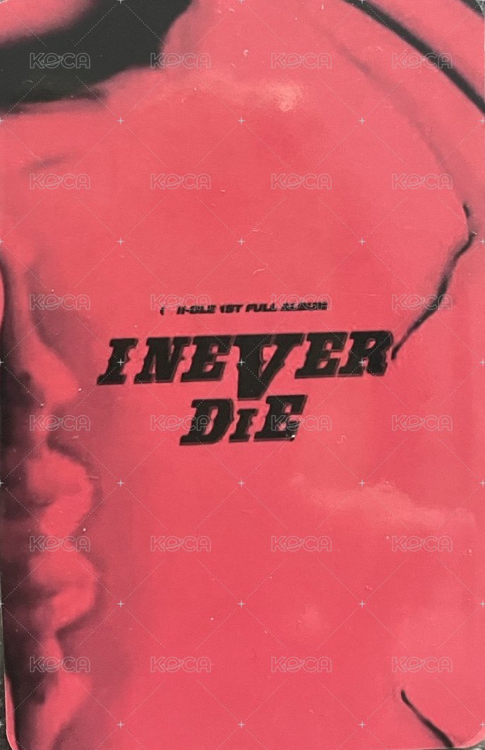 I NEVER DIE kms 簽售卡  背面