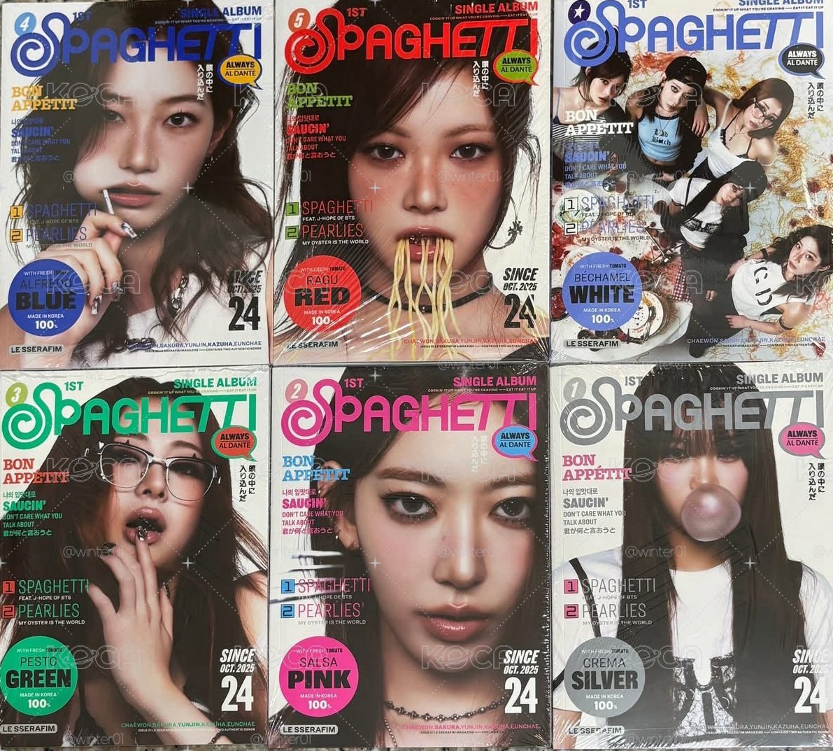 全新未拆｜SPAGHETTI 專輯單封 單本