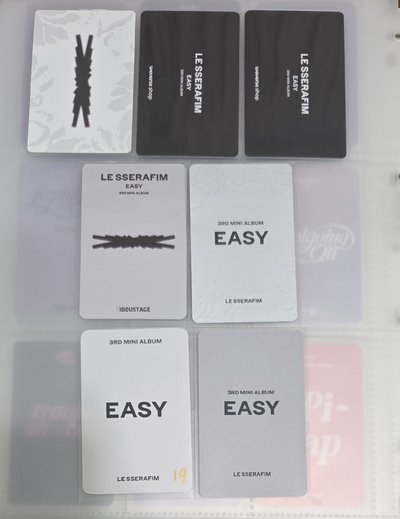 LE SSERAFIM KAZUHA 中村一葉 EASY 特典 小卡