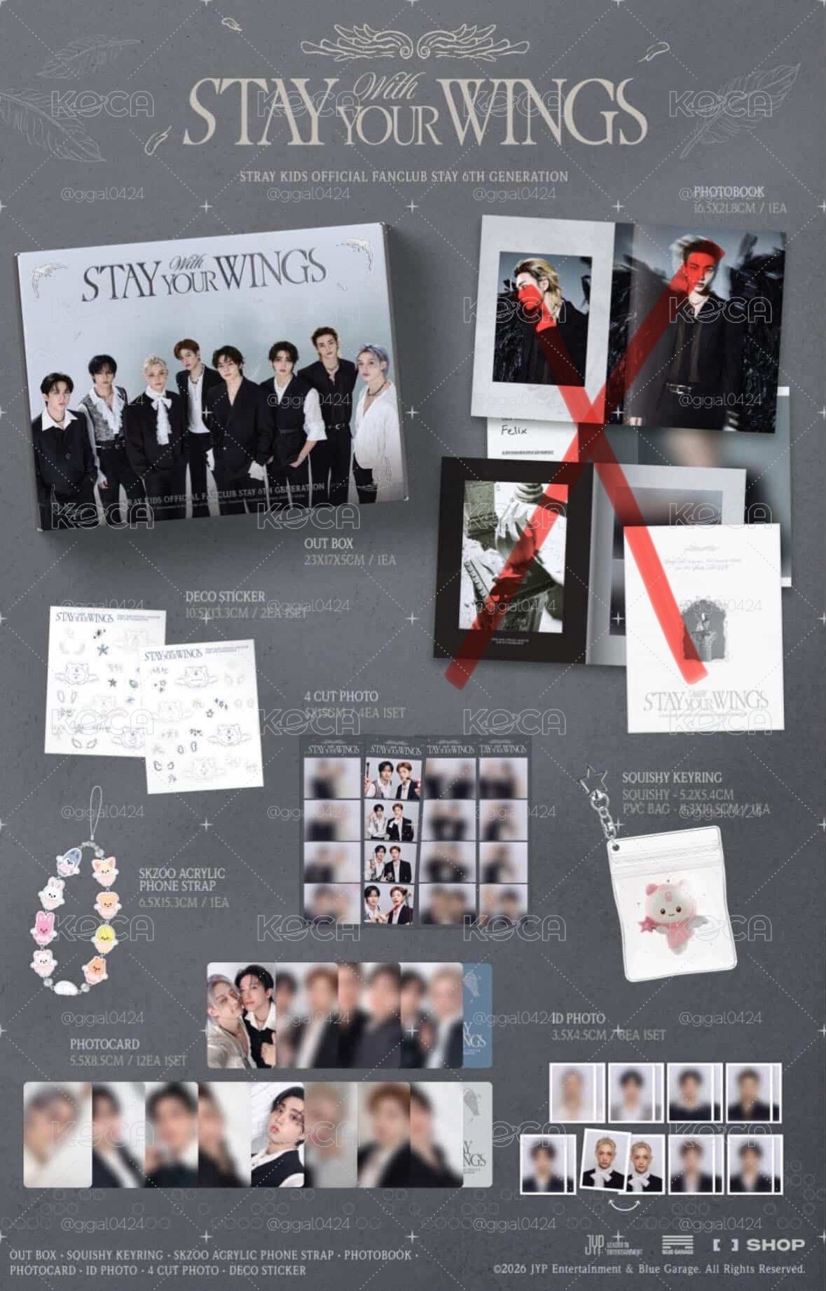 Straykids 會員禮 拆售