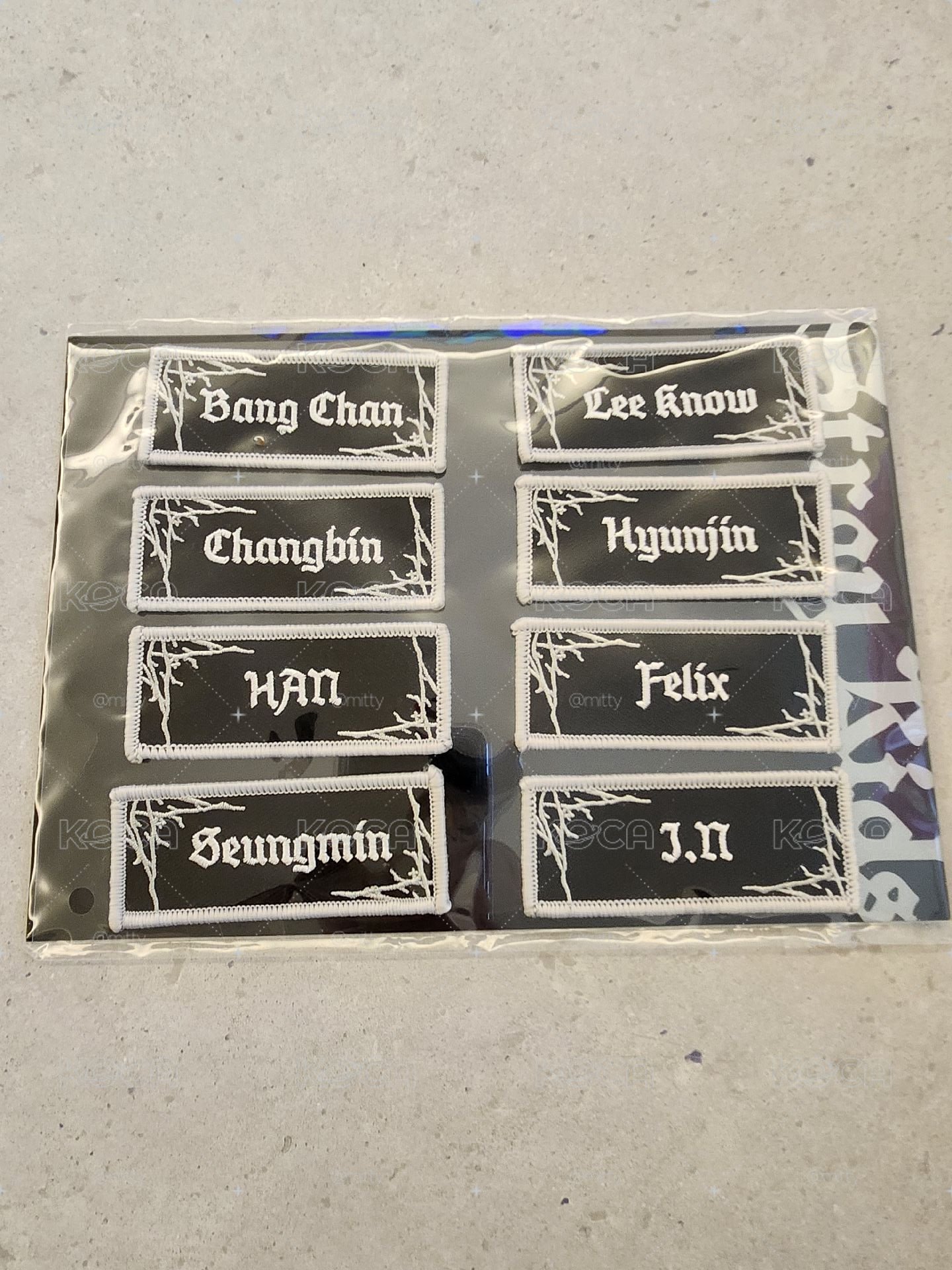 [SKZ]全新！stray kids 日本升席禮 姓名燙布 手帕毛巾