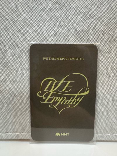 IVE EMPATHY mmt 1.0 簽售卡 