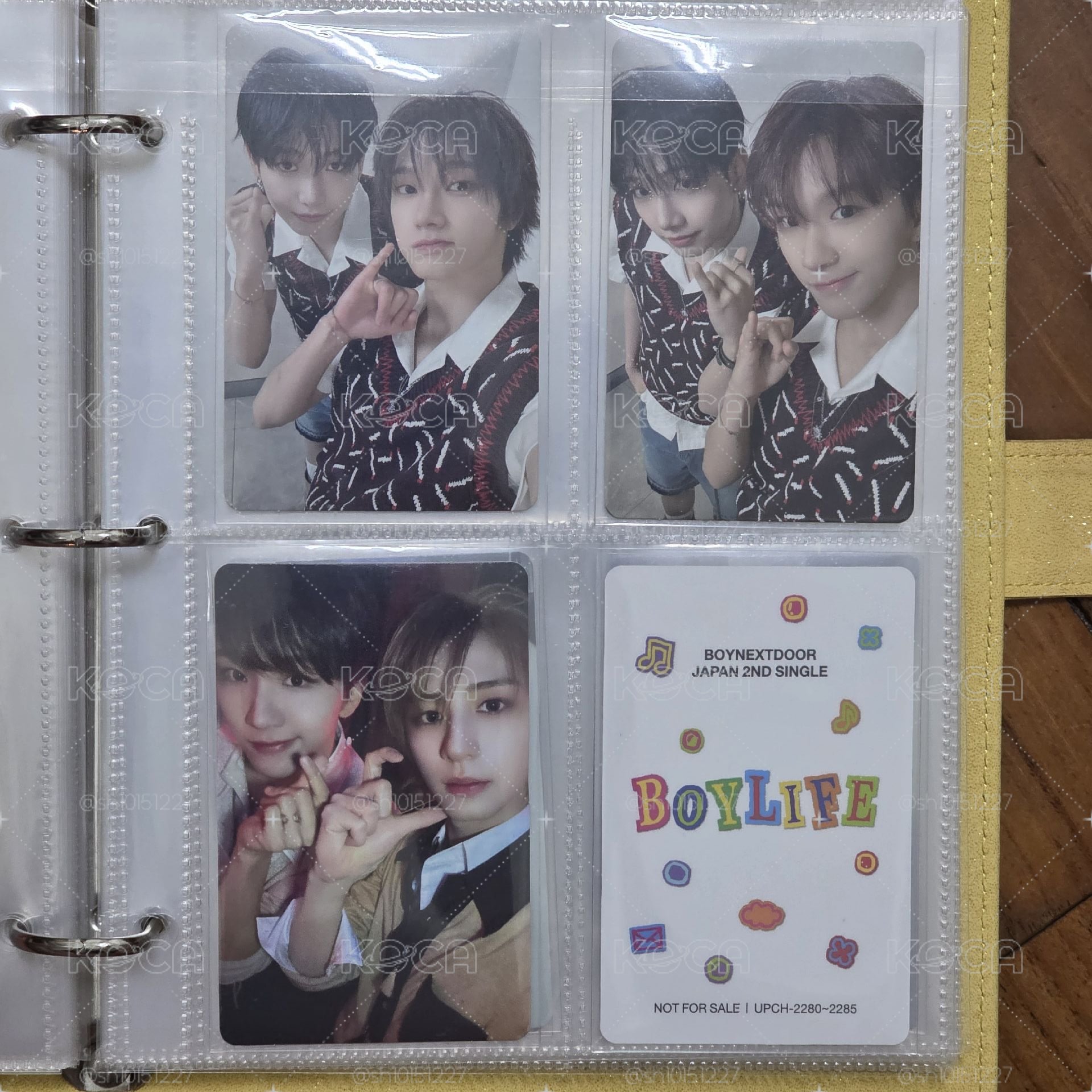 BOYNEXTDOOR 雙人卡 CP卡