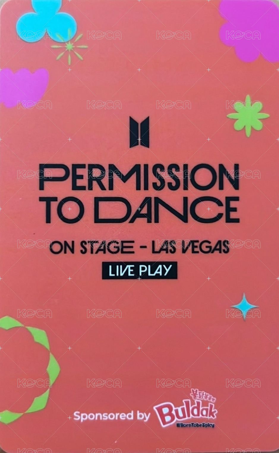 PTDOS wvs USA 幸運卡 LV場 Live Play 背面