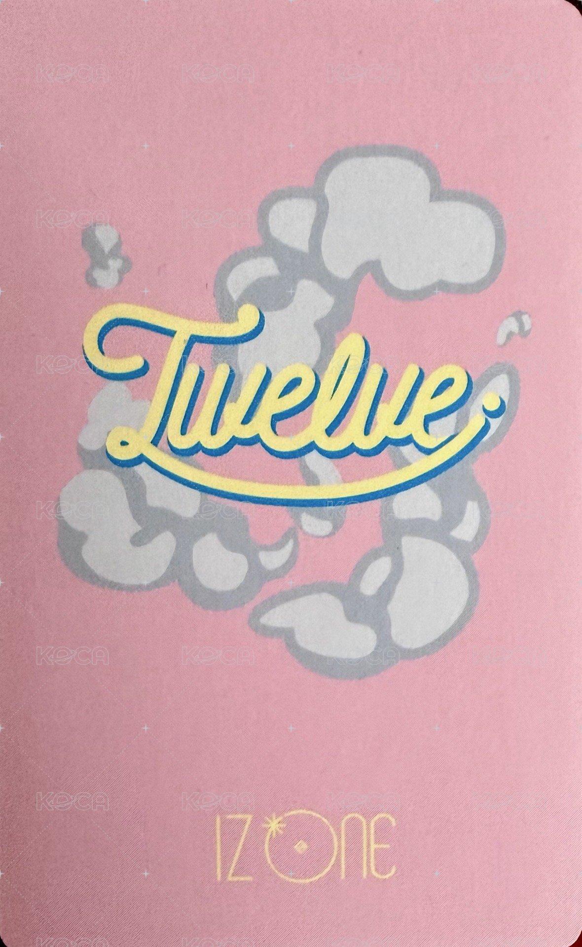 Twelve 隨機卡  背面