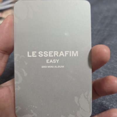 LE SSERAFIM 采源 CHAEWON EASY k4 特典卡 飲料卡