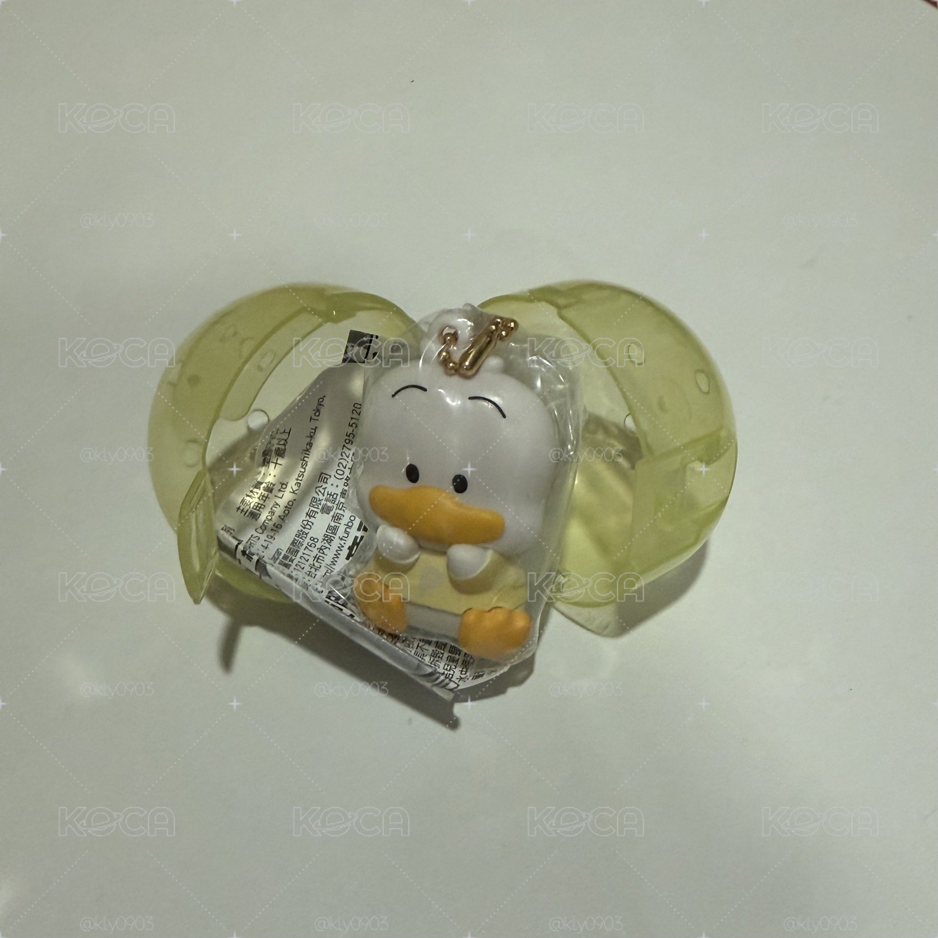 貝克鴨、蛋黃哥 扭蛋吊飾