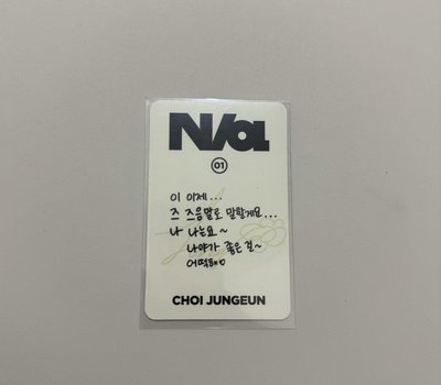 izna 庭銀 迷一專輯卡