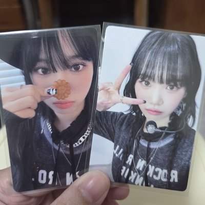 LE SSERAFIM 采源 CHAEWON UNFORGIVEN yzy幸運卡 wvs 簽售卡