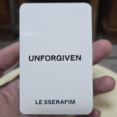 LE SSERAFIM 采源 CHAEWON UNFORGIVEN mk 簽售卡