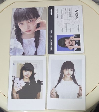 LE SSERAFIM 恩採 EUNCHAE 23’年曆 年曆卡 id卡 拍立得