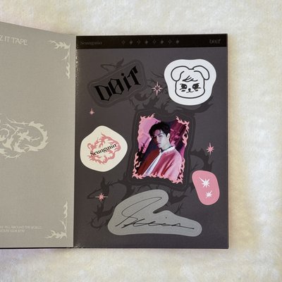 Stray kids Do it快閃店 金昇玟 貼紙書 貼紙本