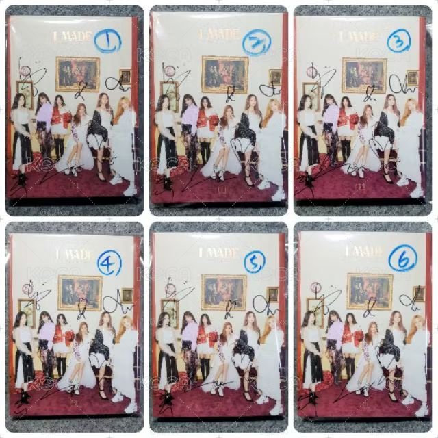 絕版【Mwave 簽專】I MADE (G)I-DLE 簽名 簽專 親簽 簽名專輯
