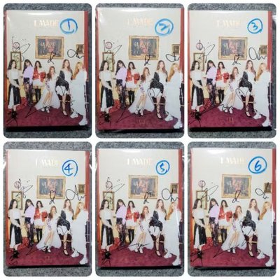 絕版【Mwave 簽專】I MADE (G)I-DLE 簽名 簽專 親簽 簽名專輯