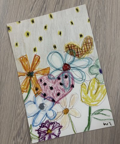 輝生日禮 手繪明信片