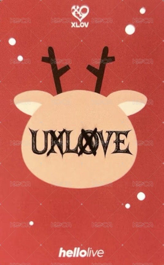 UXLXVE hl 2.0 簽售卡 🦌 背面