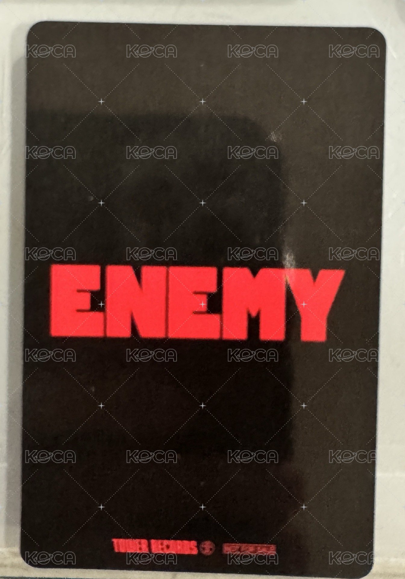 ENEMY 塔店 特典卡  背面