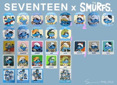 seventeen×藍色小精靈