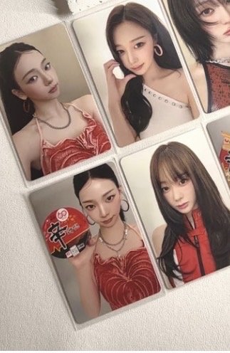 aespa辛拉麵代言卡 柚吉