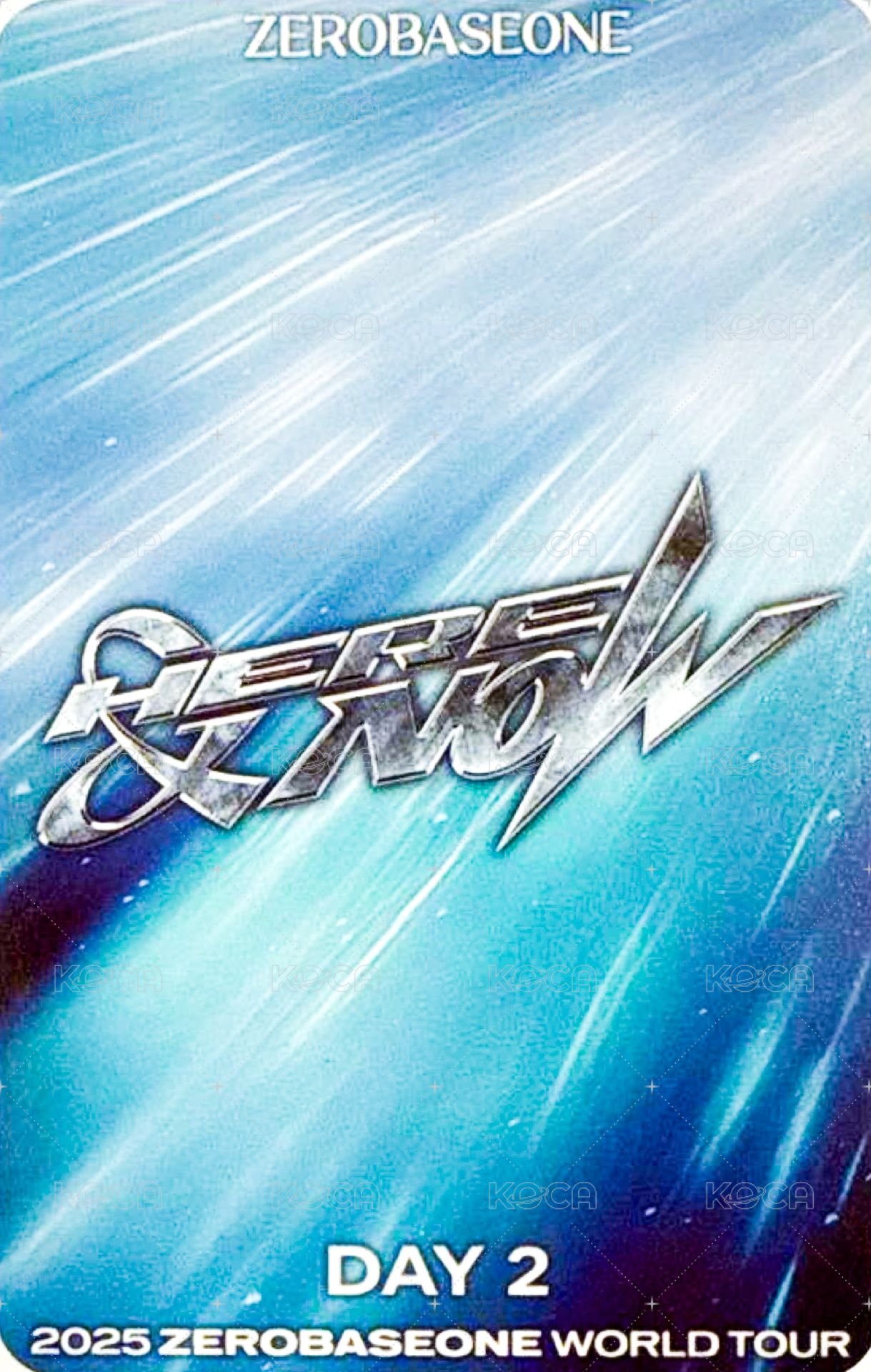 世巡H&N 首爾 入場卡 / 場限卡 D2 背面