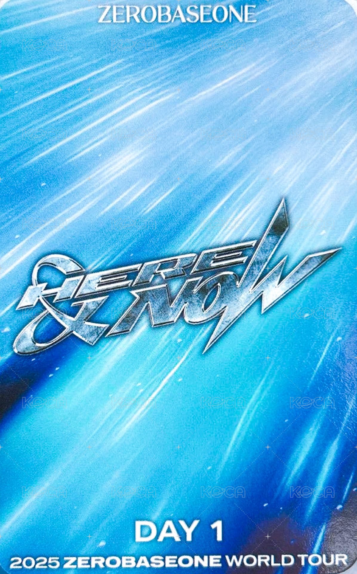 世巡H&N 首爾 入場卡 / 場限卡 D1 背面