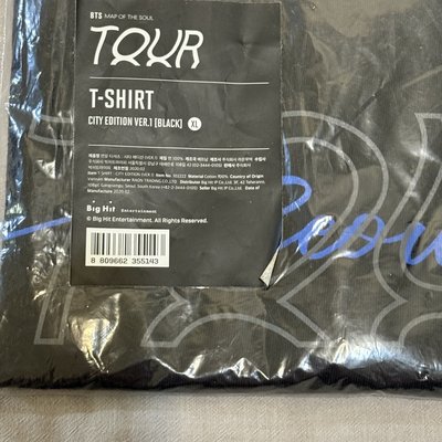 BTS MOTS TOUR 場周 短踢 T-shirt XL