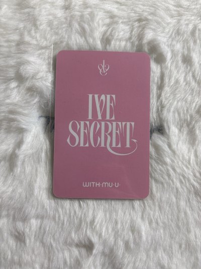 員瑛 IVE SECRET wm 7.0 簽售卡 