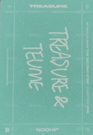 THE SECOND STEP:CHAPTER ONE 專輯卡 直進專卡 背面