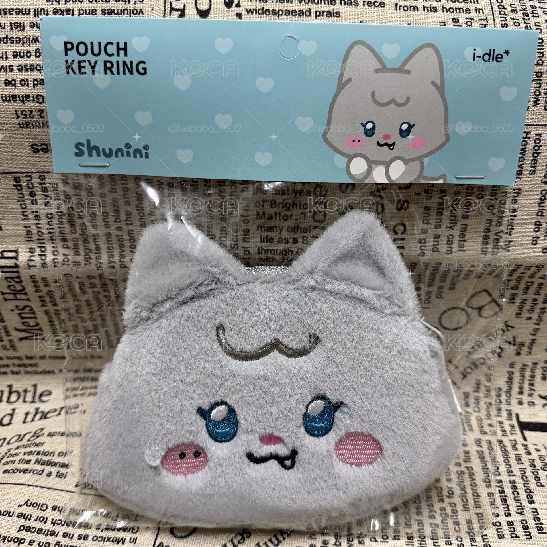 i-dle 舒華 展覽零錢鑰匙包 shunini