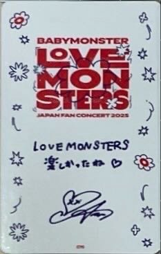 「THANKS MONSTIEZ 2026」快閃店 Ver.A 隨機卡  背面