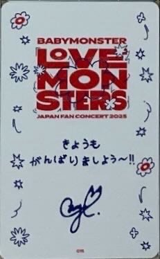 「THANKS MONSTIEZ 2026」快閃店 Ver.A 隨機卡  背面