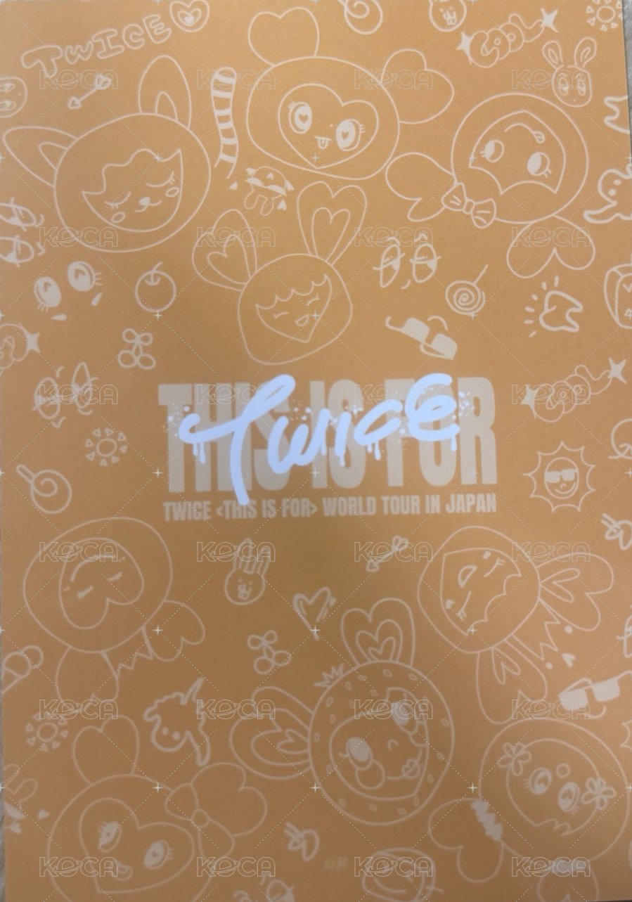 六巡 JYP JAPAN 生寫真 現場大卡 背面