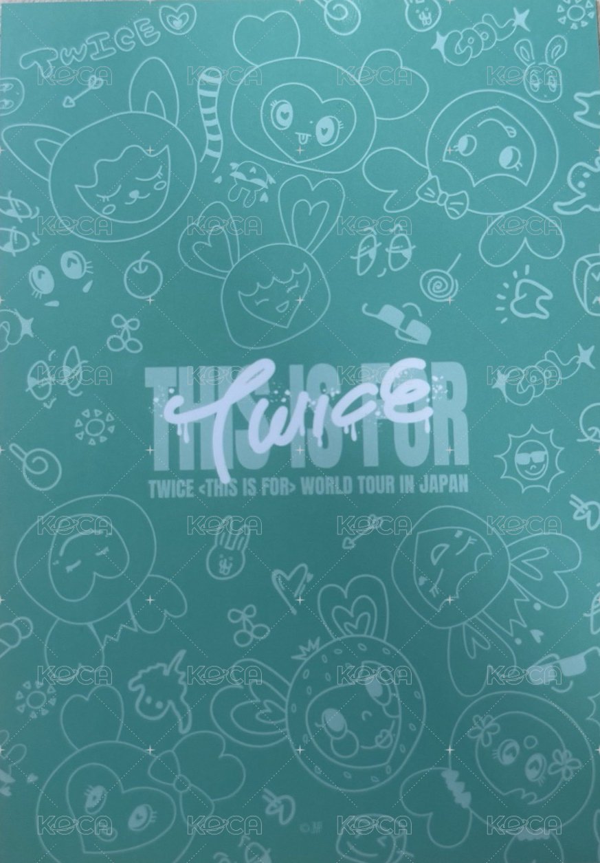 六巡 JYP JAPAN 生寫真 現場大卡 背面