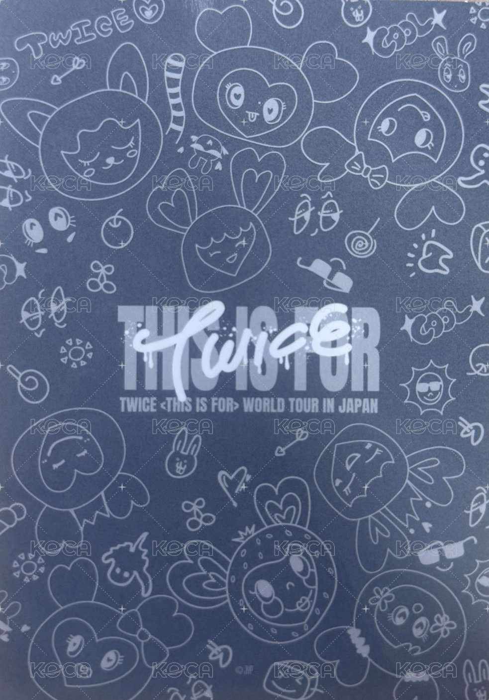 六巡 JYP JAPAN 生寫真 現場大卡 背面