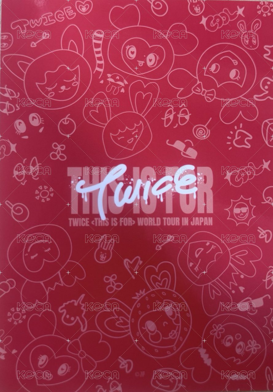 六巡 JYP JAPAN 生寫真 現場大卡 背面