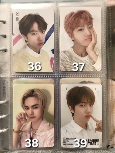 CRAVITY WONJIN JUNGMO 專卡/雙人卡/特典/公放卡