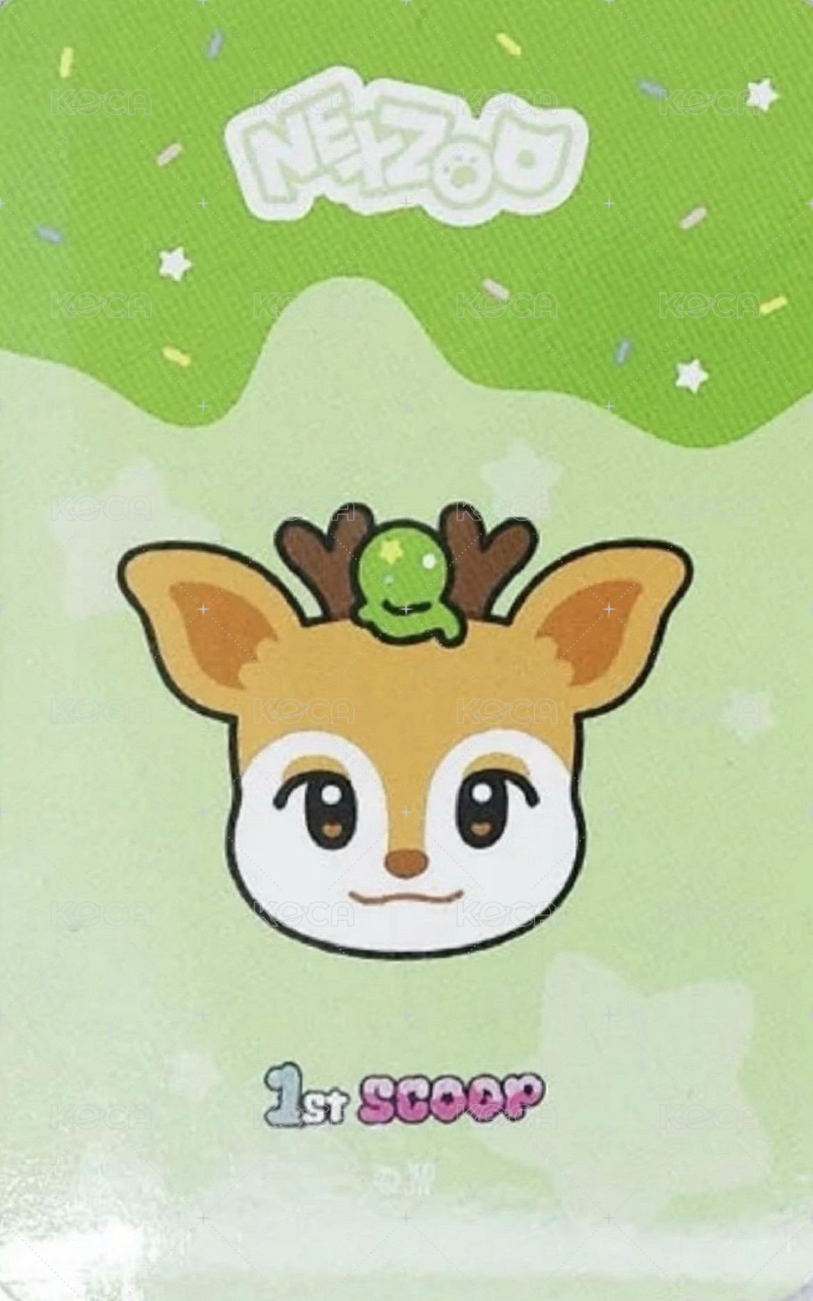 1st SCOOP 卡冊 周邊卡  背面