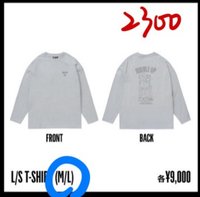 L/S T-Shirt-L(灰)