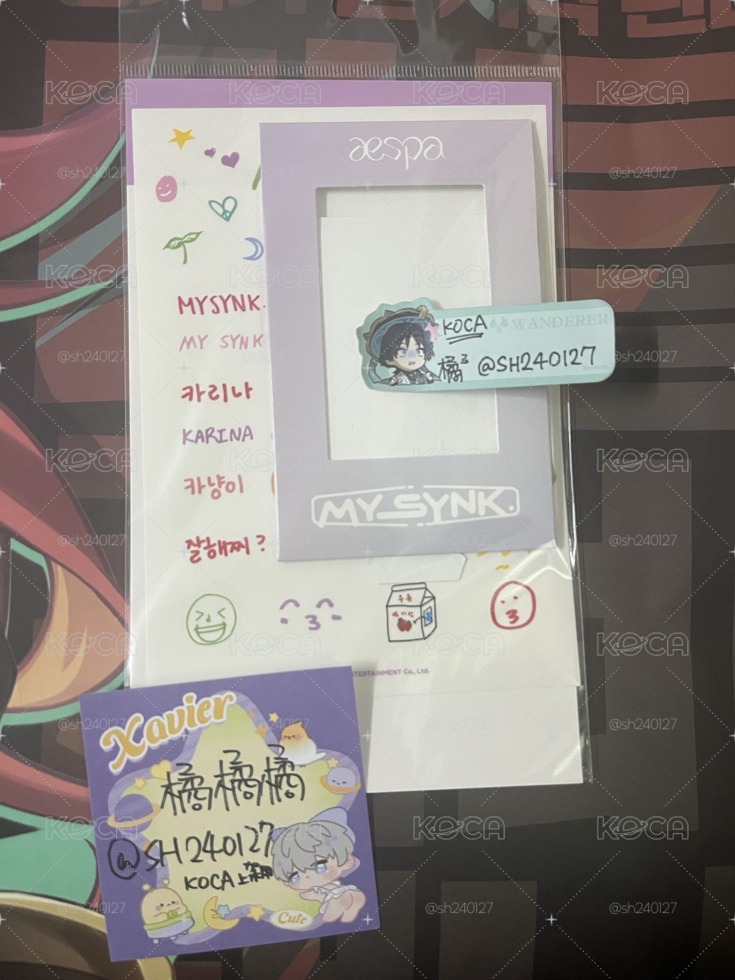 現貨 🇹🇼 aespa My Synk 相框小卡組 WINTER