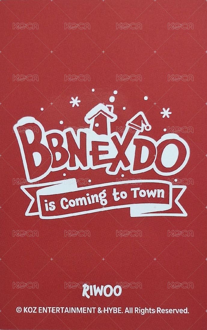 BBNEXDO 聖誕快閃 線上 滿額卡  背面