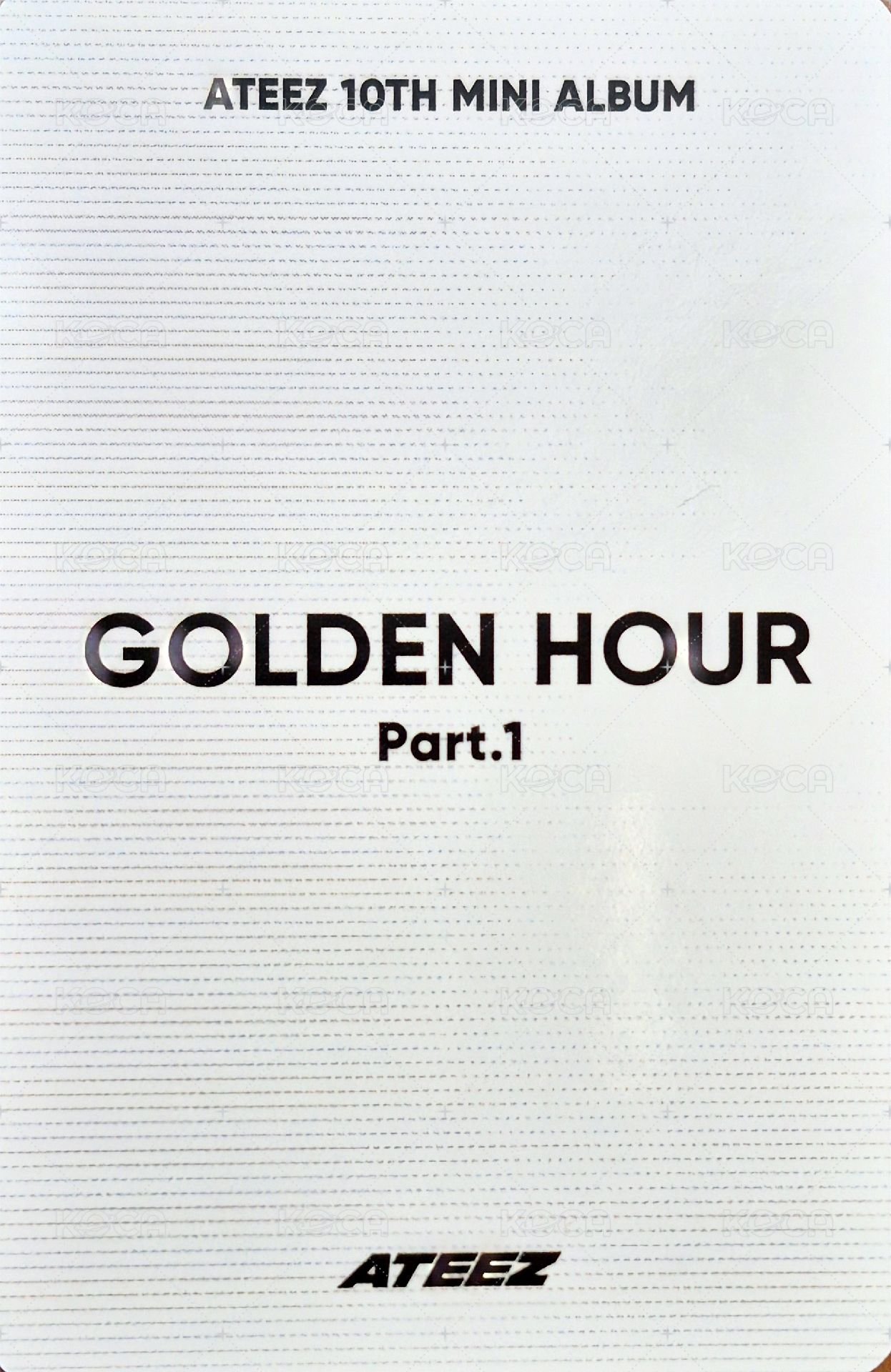 GH1 快閃店 周邊卡 平板收納袋卡 背面