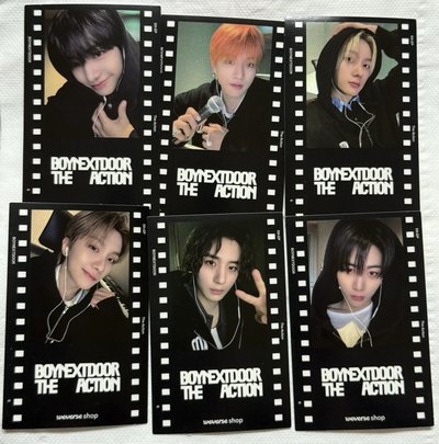 The Action wvs特典卡 單封版 一套