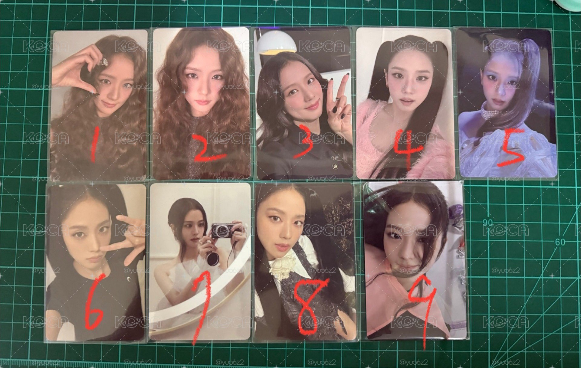 Jisoo專卡、特典卡