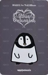 正規一 am 3.0 幸運卡 企鵝 背面