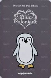 正規一 am 3.0 幸運卡 企鵝 背面