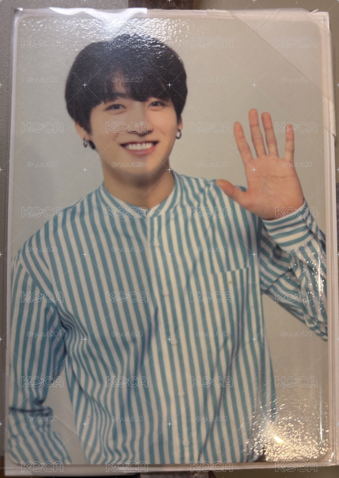 黃金忙內對你打招呼 BTS防彈少年團 田柾國JK Love Yourself小卡
